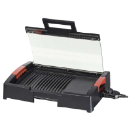 VG120 barbecue grill üvegfedéllel