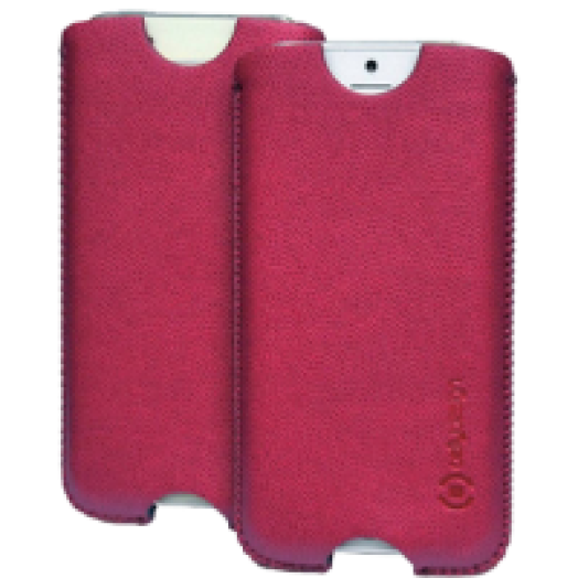 CRISXL06 iPhone 5 piros bőrtok