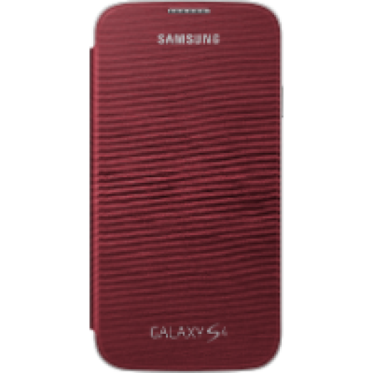 EF-FI950BREG Galaxy S4 vörös Flip Cover tok