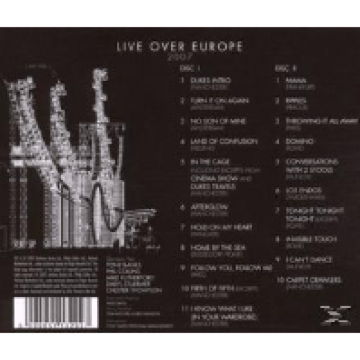 Live Over Europe 2007 CD