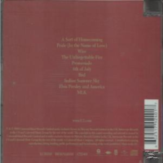 The Unforgettable Fire (Remastered) CD