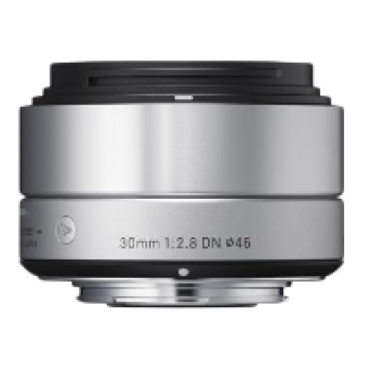 Sony 30mm f/2,8 (A) EX DN ezüst objektív