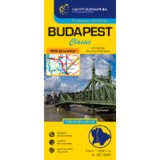 Budapest Classic térkép, 1 : 30000