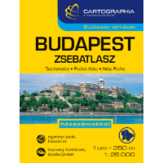 Budapest zsebatlasz, 1:25000
