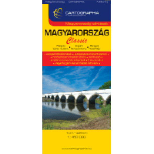 Magyarország Classic térkép, 1:450000