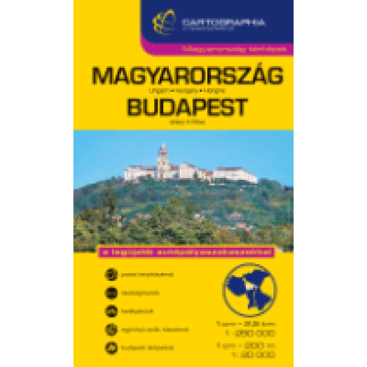 Magyarország + Budapest kombinált atlasz, 1:250000