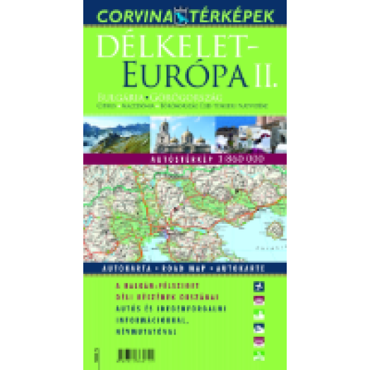 Délkelet-Európa II. autóstérképe, 1:860000