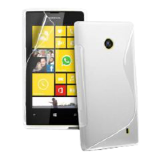 Nokia XL DualSIM fehér szilikon hátlap