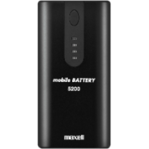 Power Bank 5200 mAh fekete