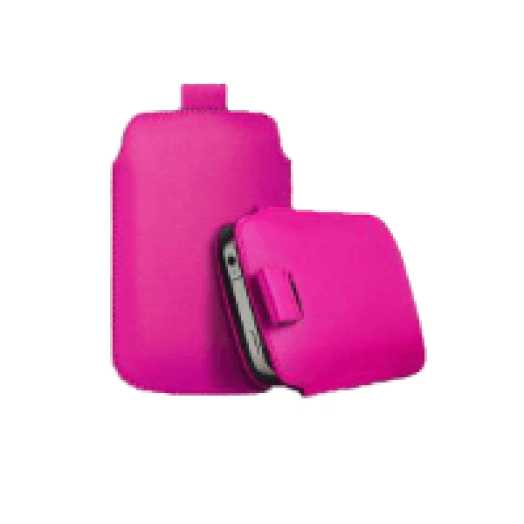 iPhone 4/4S méretű slim pink bőrtok