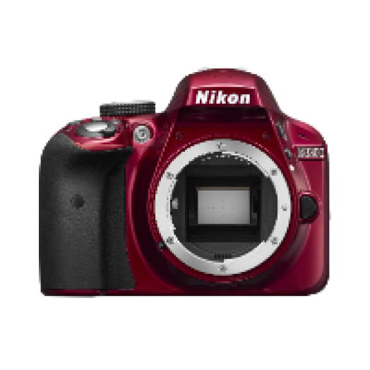 D3300 váz vörös