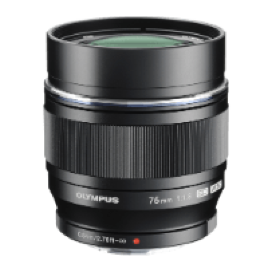 M.Zuiko ED 75/F1.8 fekete