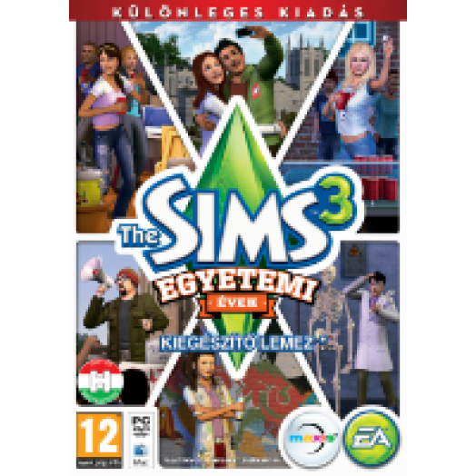 The Sims 3: Egyetemi évek (kiegészítő csomag) PC