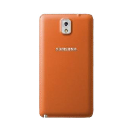 Galaxy Note 3 narancssárga bőr hátlap és külső akkumulátor