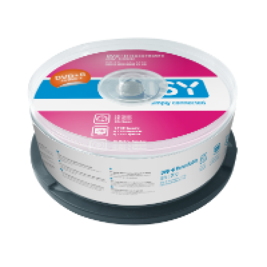 DVD+R lemez, 25db-os hengeren (IDV1000)