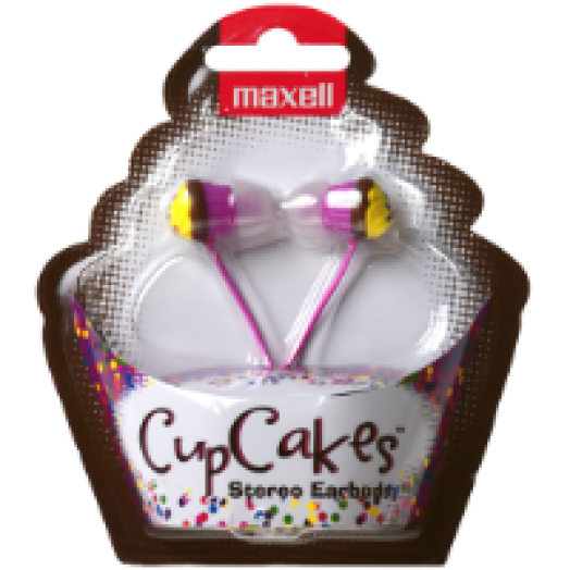 303594.00.CN Cupcake fülhallgató, rózsaszín
