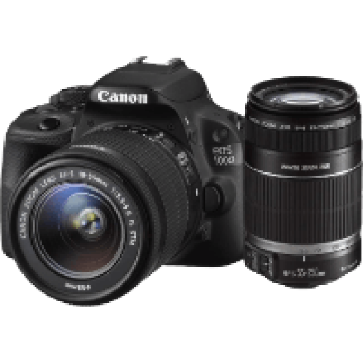 EOS 100D + 18-55 mm IS STM + 55-250 mm IS Kit