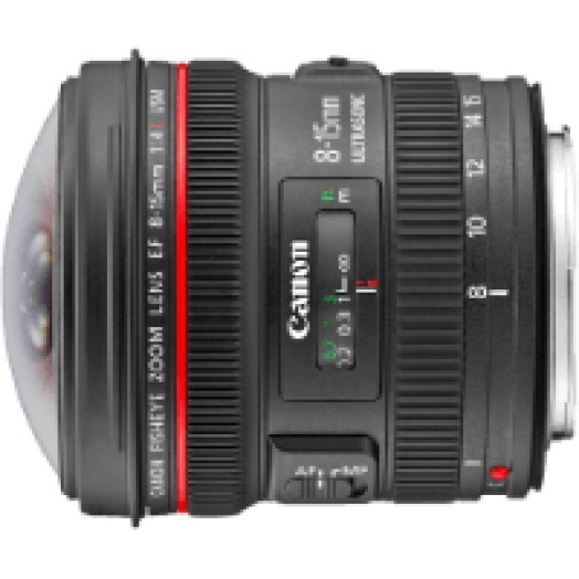 EF 8-15 mm f/4L FISHEYE USM objektív