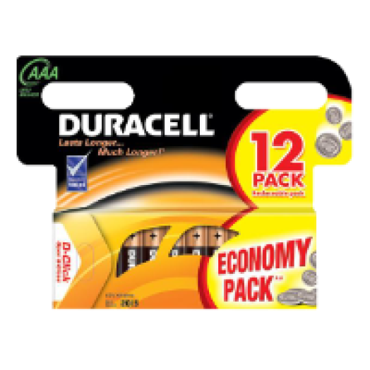 Duracell BSC 12 db AAA elem