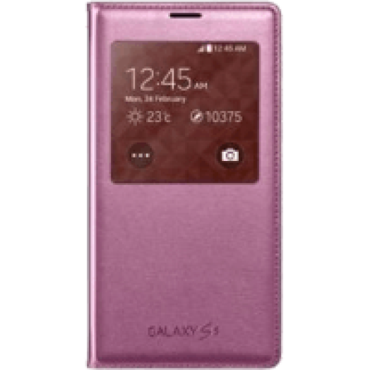 Galaxy S5 S-View pink tok
