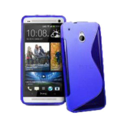 HTC One Mini szilikon hátlap kék