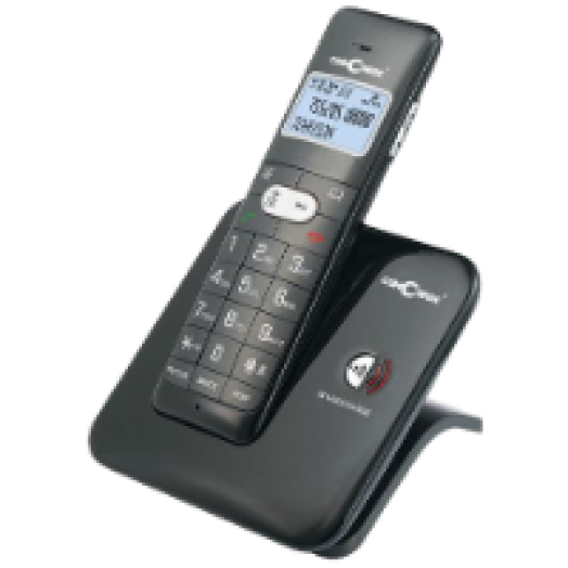 1620 dect telefon fekete