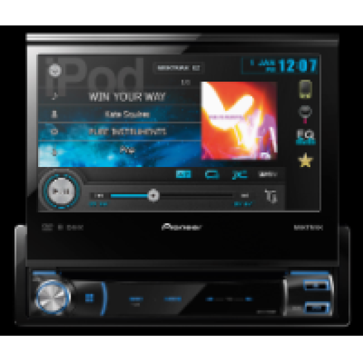 AVH-X7500BT autóhifi fejegység 7"-os motoros érintőképernyővel
