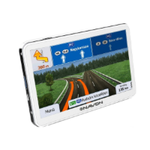 N670 PLUS WHITE navigáció + iGO8 Teljes Európa térkép (40 ország)