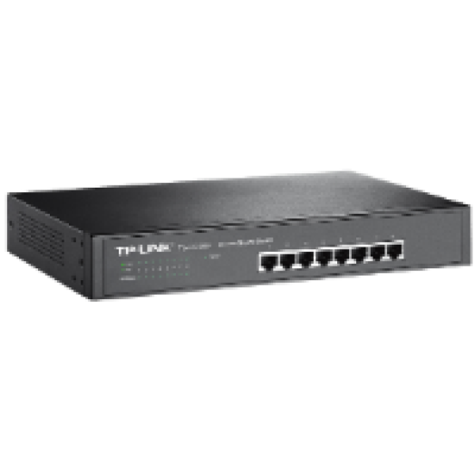 TL-SG1008 8 portos gigabit switch fémházas, rackelhető