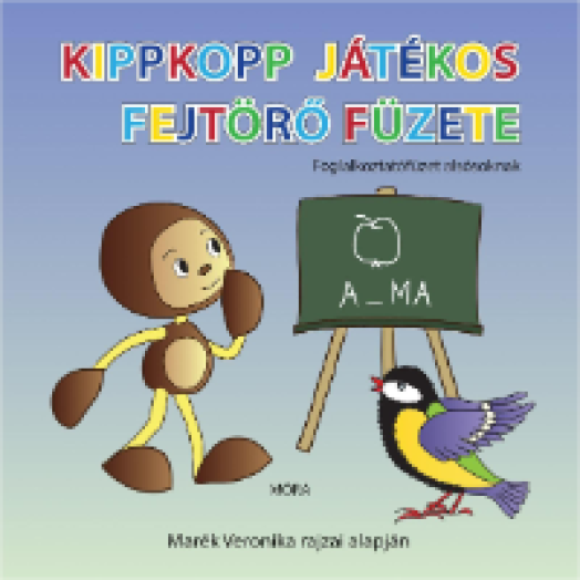 Kipkopp játékos fejtörő füzet