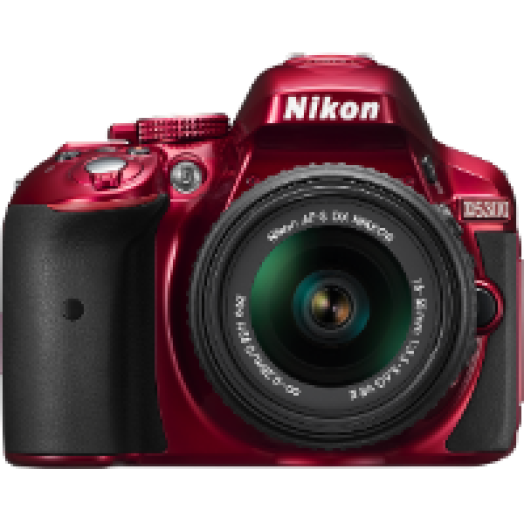D5300 + 18-55 mm VR II vörös Kit
