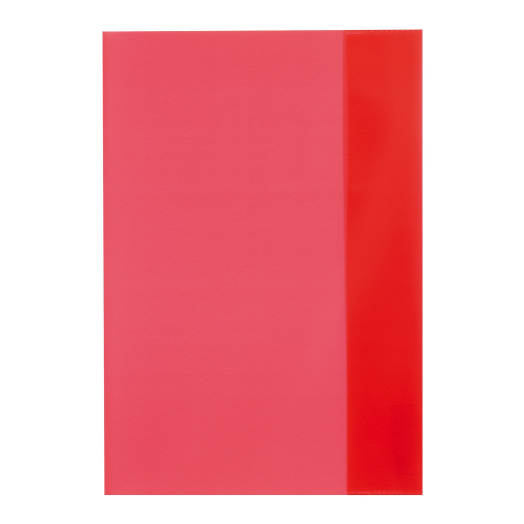Herlitz füzetborító átlátszó piros