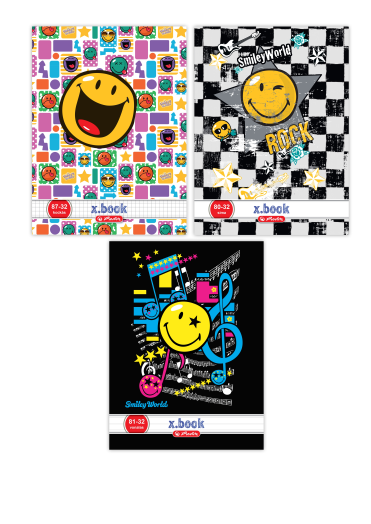 Herlitz Smiley füzet A5 21-32 felsős