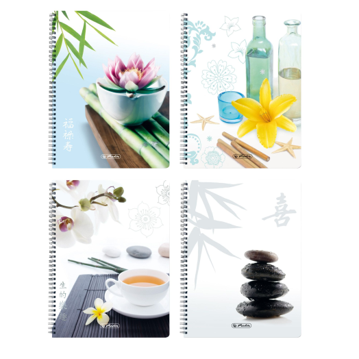 Herlitz Design Spa spirálfüzet A4, 80 lap, vonalas