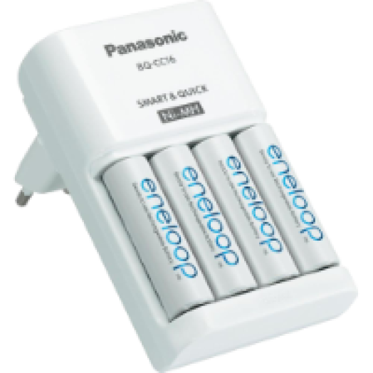 K-KJ16MCC40E gyorstöltő +4db 2450mAh AA akkumulátor