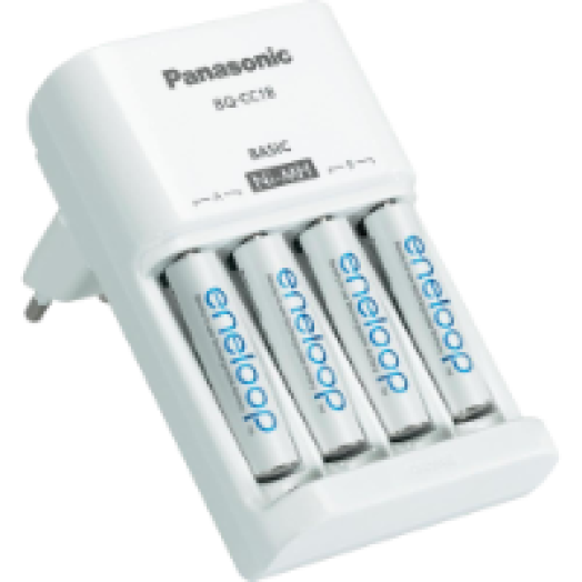 K-KJ18MCC04E töltő + 4db 750mAh AAA eneloop akkumulátor