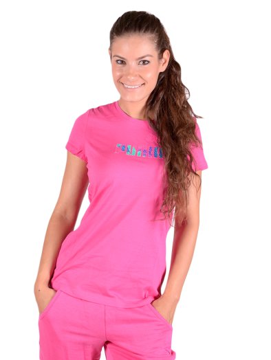 Large Logo Tee beetroot purple