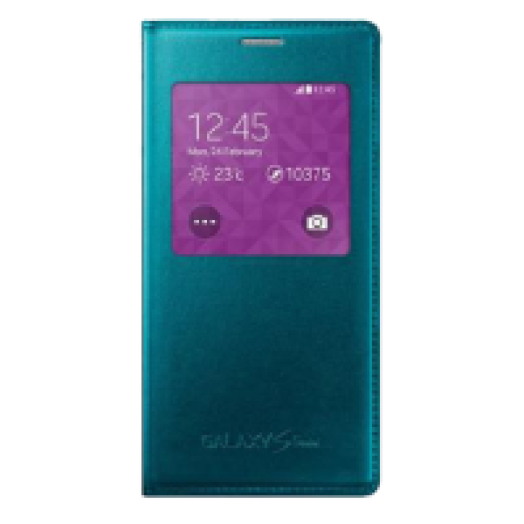 Galaxy S5 mini s-view zöld tok
