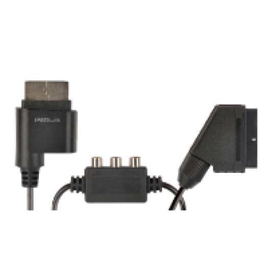 Xbox 360 TRACS Scart Video & Audio kábel fekete