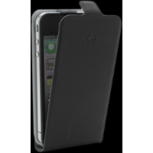 FACE185 iPhone 5 fekete Flip Cover mágneses tok