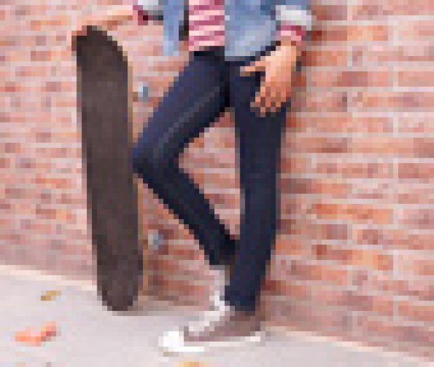 Lány treggings, kék
