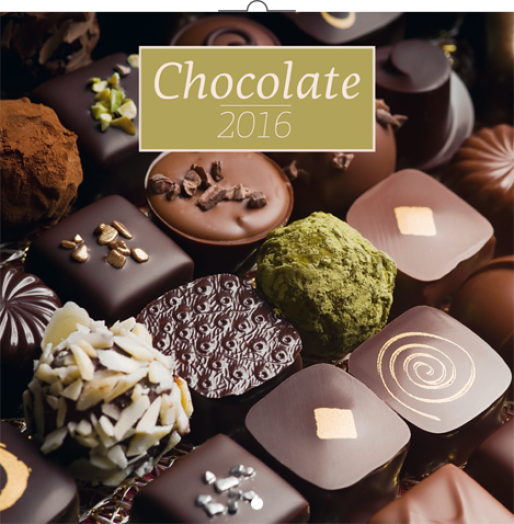 Illatosított lemeznaptár Chocolate 6096