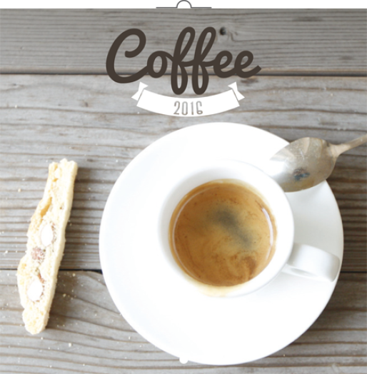 Illatosított lemeznaptár Coffee 6096