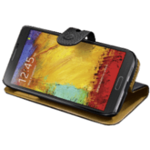 Samsung Galaxy Note 3 fekete bőr tok