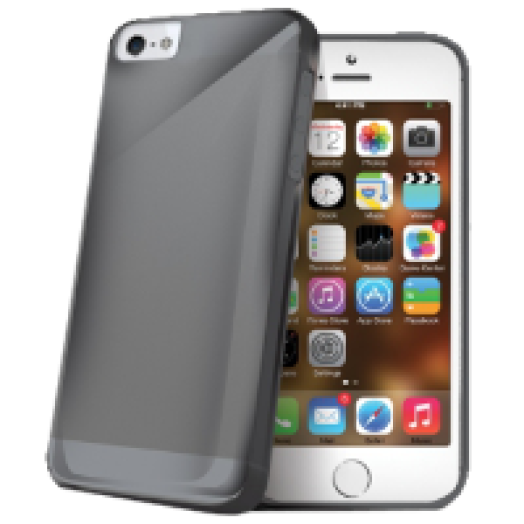 iPhone 5 fekete hátlap, TPU