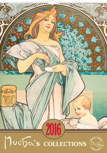 Falinaptár Alphonse Mucha 6094