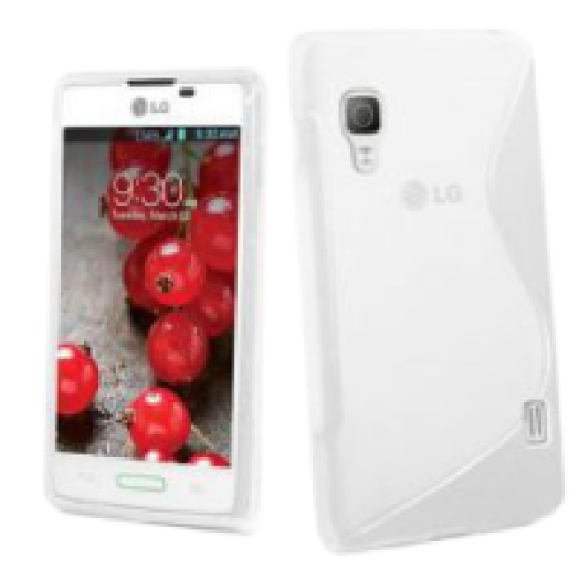 Jelly LG L7 II fehér szilikon hátlap