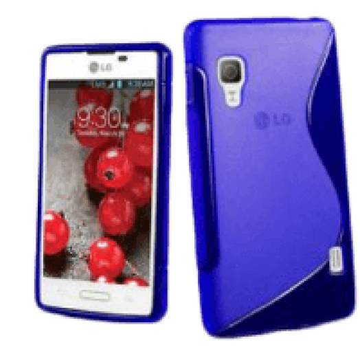 Jelly LG L90 kék szilikon hátlap