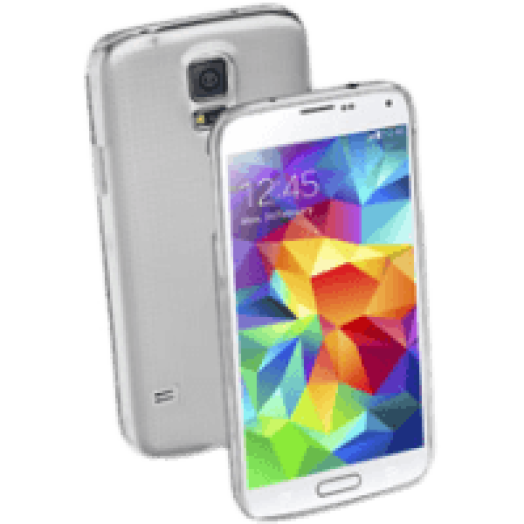 Tok, INVISIBLE, mobiltelefonhoz, műanyag, Samsung Galaxy S5 G900, átlátszó