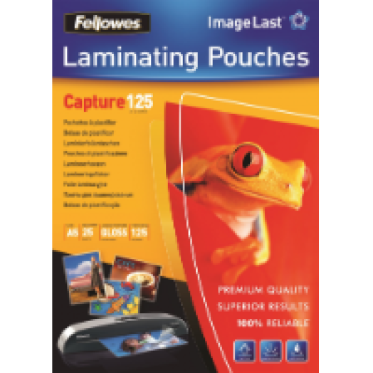 A5 fényes lamináló fólia, 125 mikron